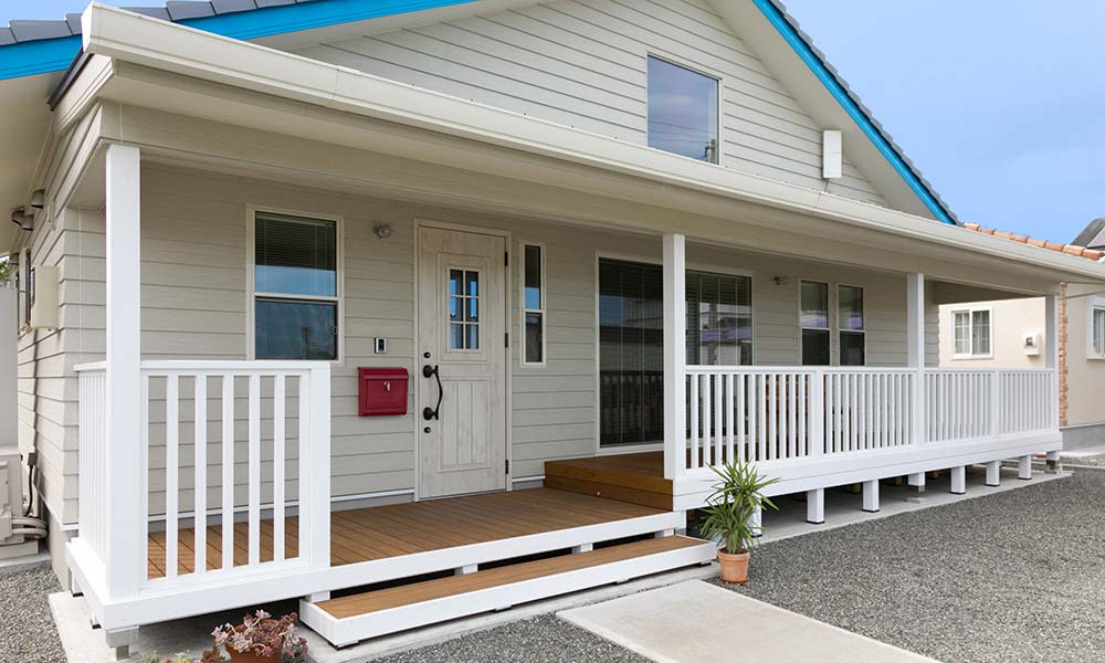 施工事例03：アメリカンスタイルの木の香る住まい
