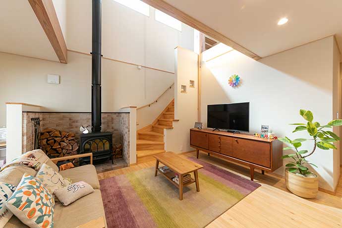 薪ストーブと素敵な小物のある暮らし