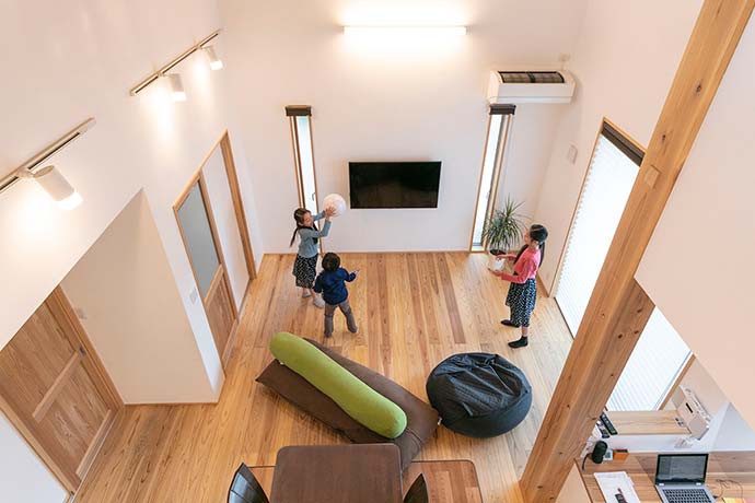 すっきりと片づく空間を叶えた家