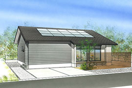 永碇町平屋モデルハウス