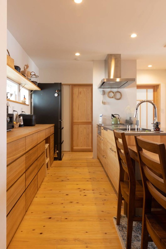 お子様たちが自由に走り回れる、開放感あふれる平屋の住まい